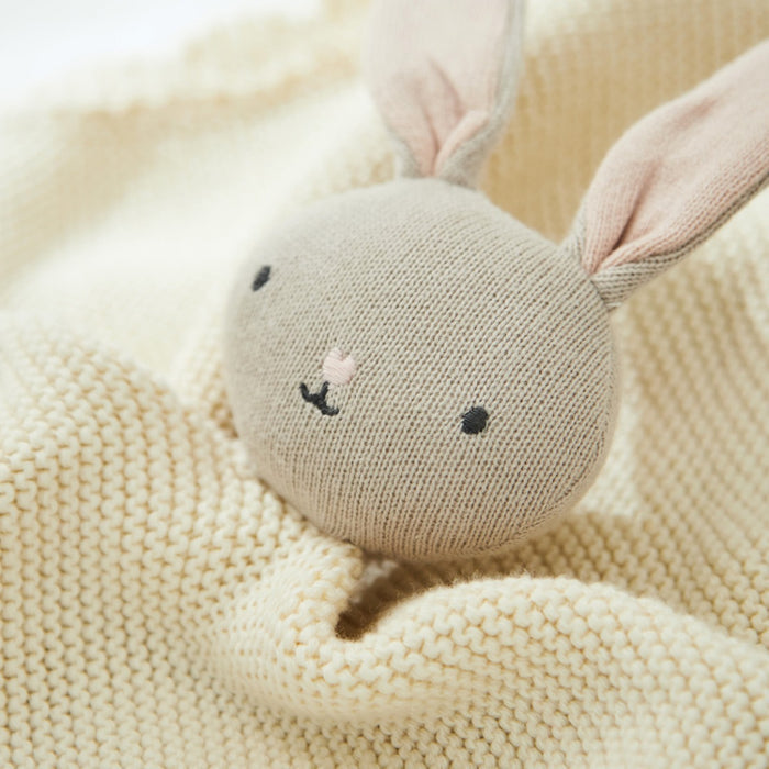 Personalised Avery Row Blushing Bunny Comforter