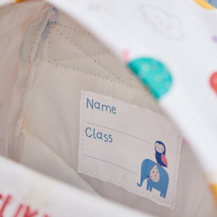 Personalised Colourful Print Classic Mini Backpack