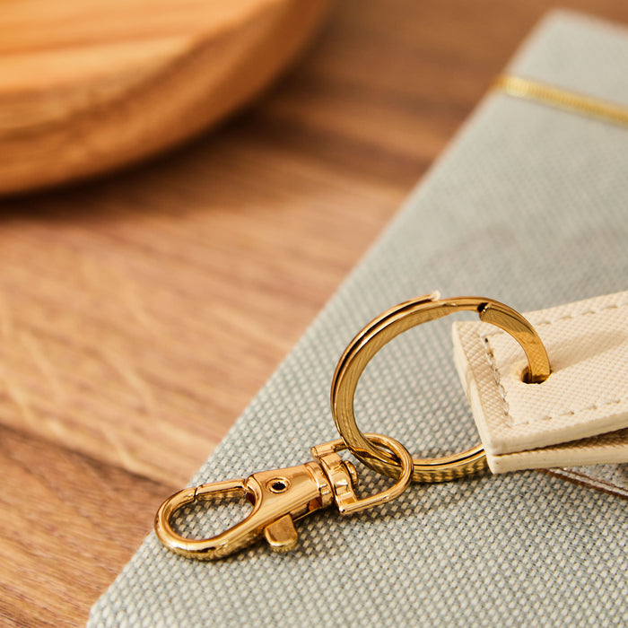 Personalised Embossed Oyster Keyring