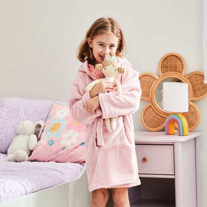 Personalised Fairy Princess Fleece Dressing Gown