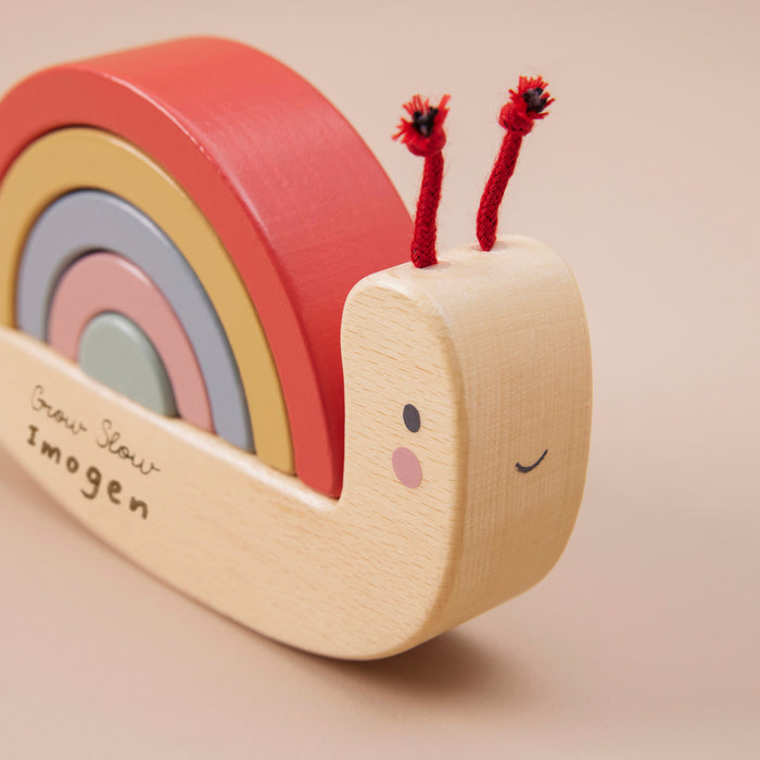 Personalised Just Bee Kids Snail Stacker FSC®