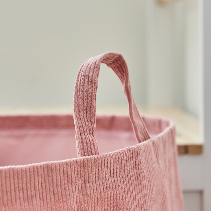Personalised Large Floral Leaf Pink Storage Bag