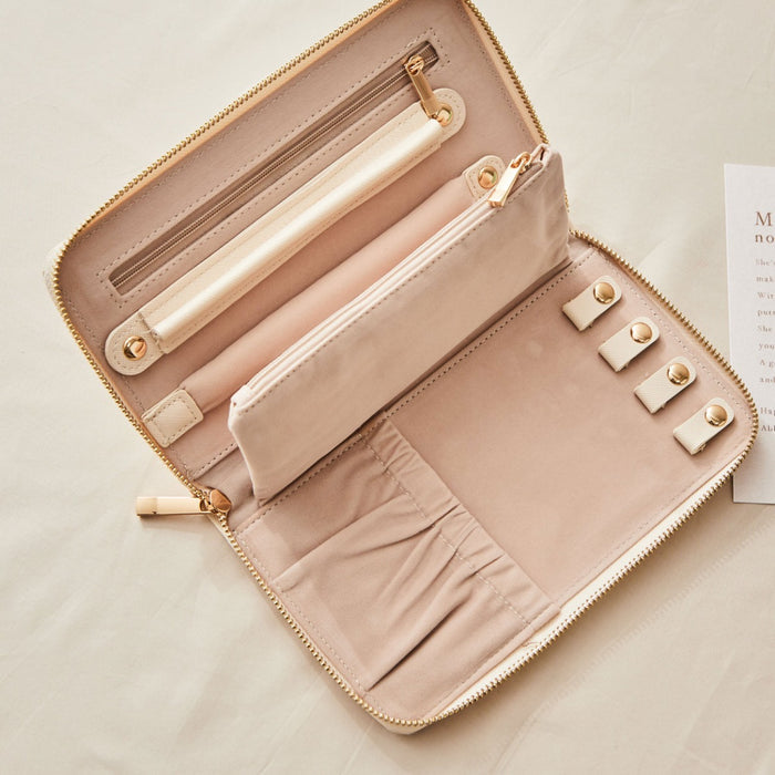 Personalised Oyster Jewellery Travel Case