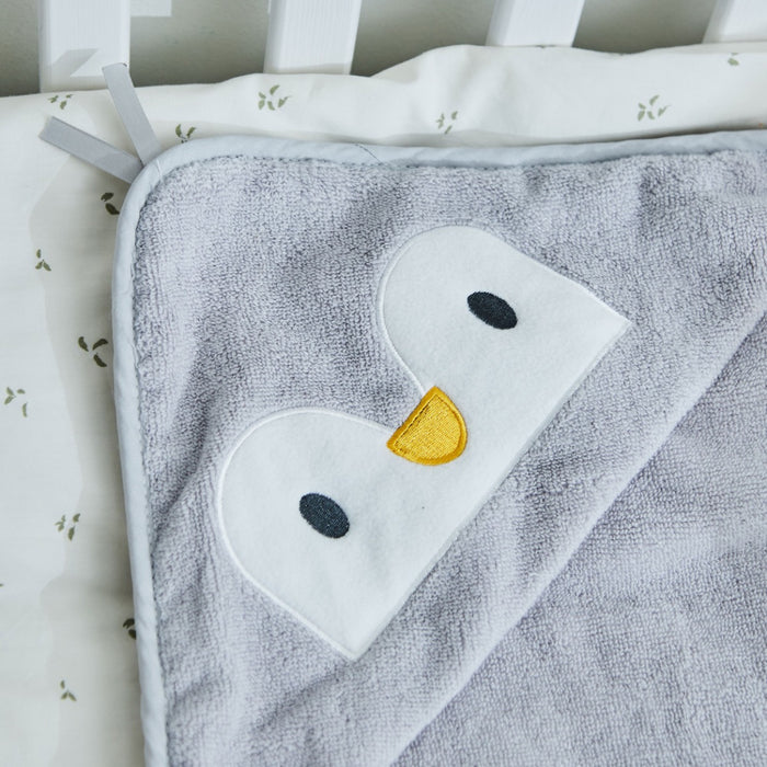 Personalised Penguin Small Hooded Towel