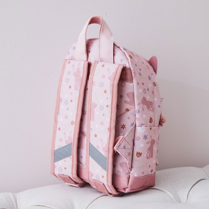 Personalised Pink Bunny Classic Mini Backpack with Ears