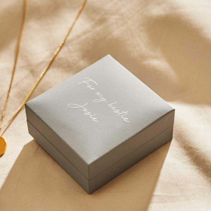 Personalised Retro Gold-Plated Disc Necklace