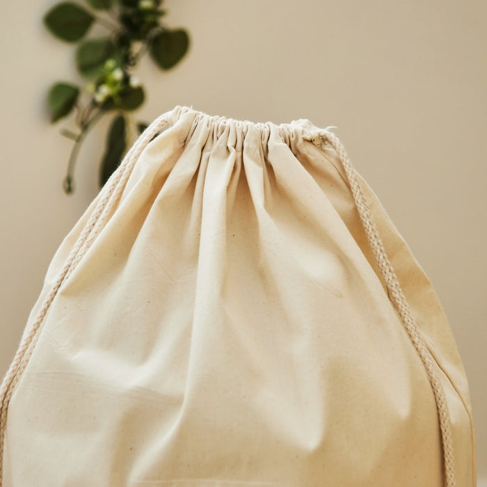 Personalised Snowflake Gold & Silver Canvas Gift Sack