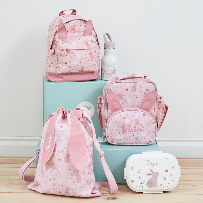 Personalised White Bunny Lunchbox
