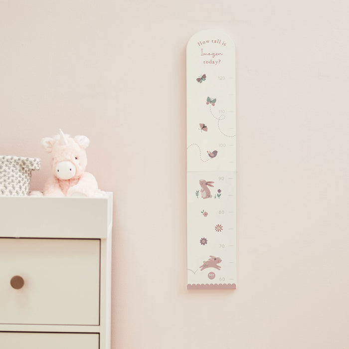 Personalised Woodland Wooden Height Chart FSC®