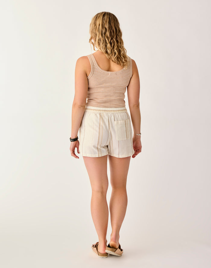 Rhett Stitched Short: Birch Texture - FINAL SALE