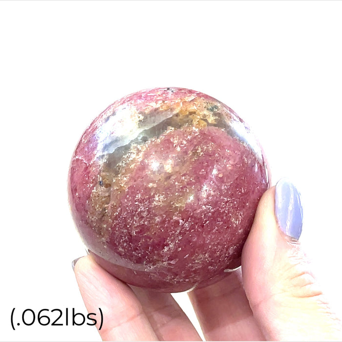 Rhodonite Gemstone Sphere