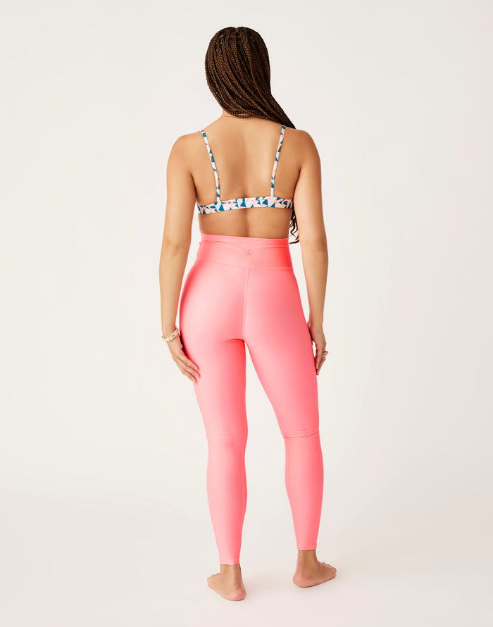 Saluda Compression Tight: Electric Coral - FINAL SALE