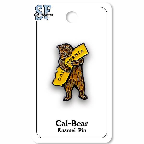 SF Mercantile - CA Bear Hug Enameled Pin
