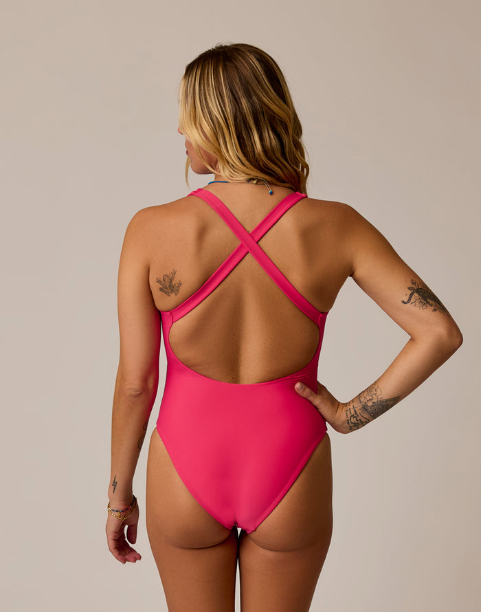 Sonny Compression One Piece: Watermelon