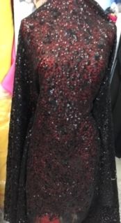Stretch Sequins - Black