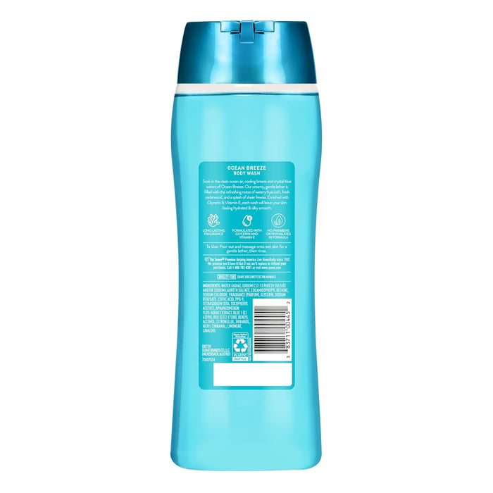 Suave Essentials Ocean Breeze Moisturizing Body Wash - 18 oz - 6 Pack