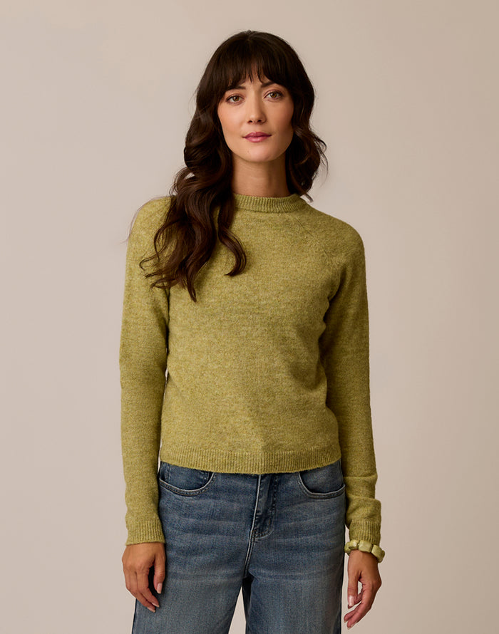 The Cozy Sweater: Moss Heather