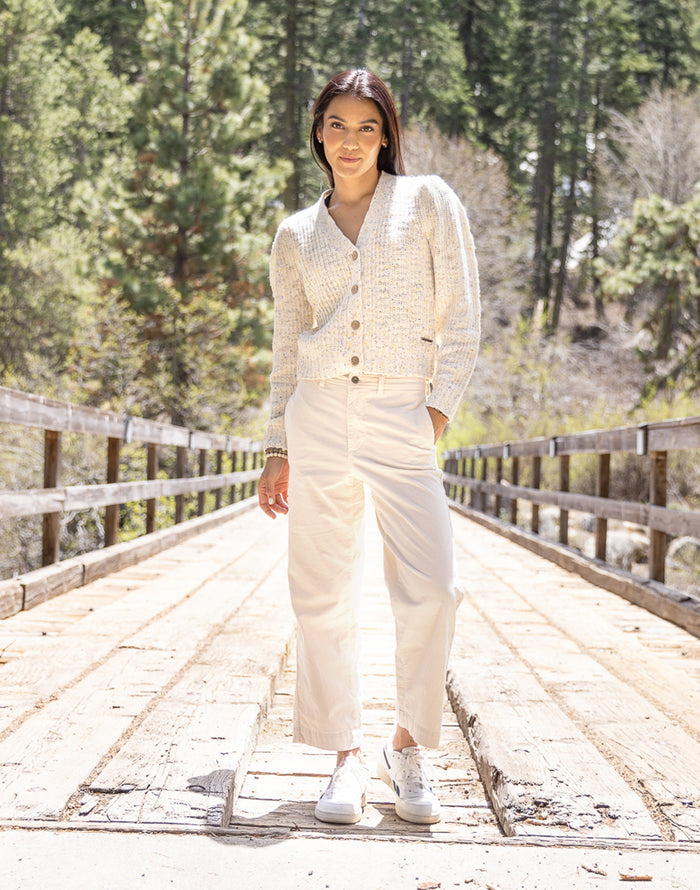 Tinsley Spacedye Sweater: Birch Multi - FINAL SALE