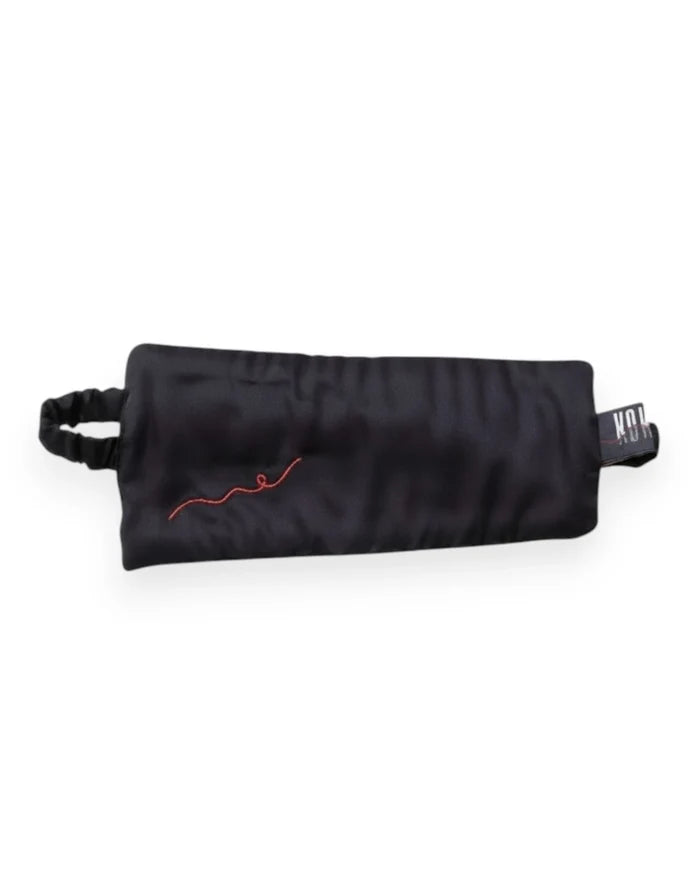 Vegan Silk Bamboo Zen Eye Mask | Black