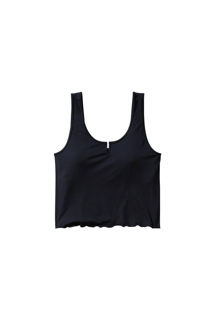 Vida Notchneck Tankini: Black