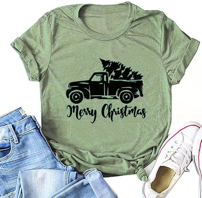 Women Merry Christmas T-Shirt