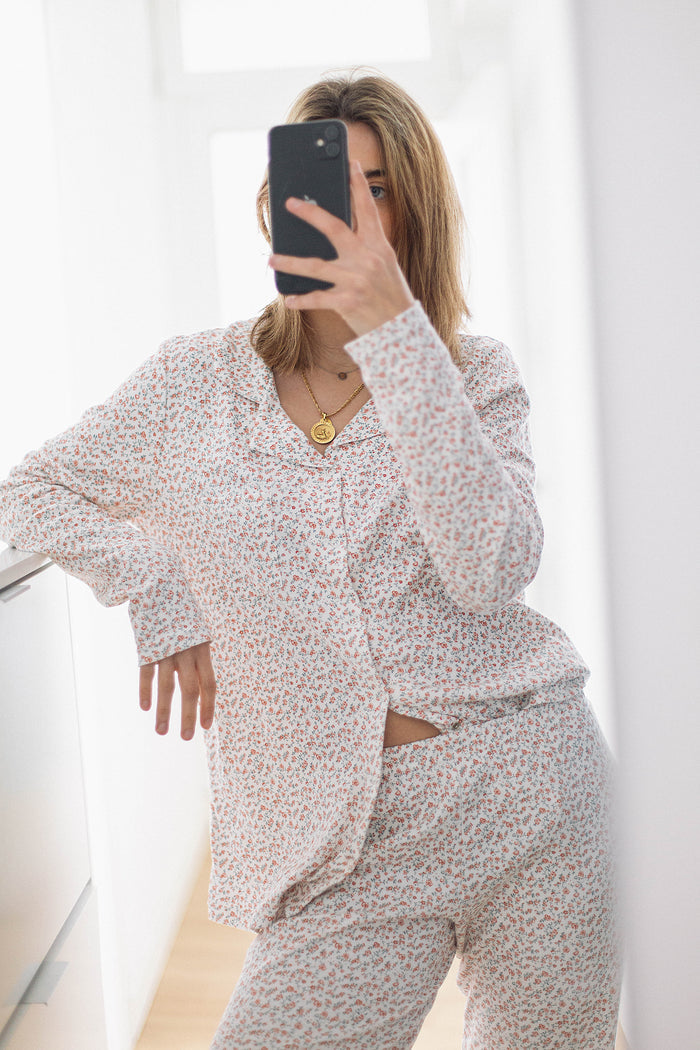 WOMENS CLASSIC PYJAMA SET | ROSY