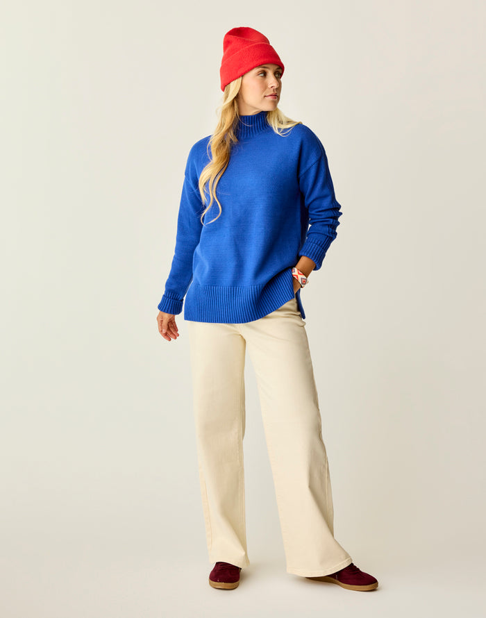 Woodward Sweater: Capri Heather