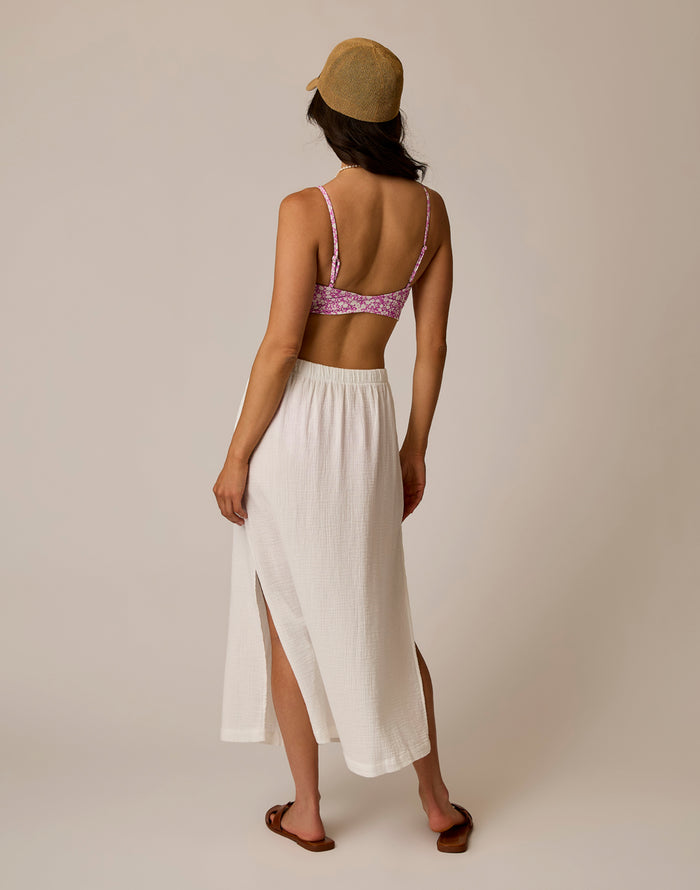 Yara Gauze Skirt: Cloud
