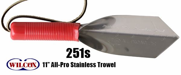 11" Stainless Digging Trowel-Wilcox-Atlas Preservation