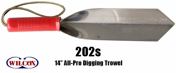14" Stainless Digging Trowel-Wilcox-Atlas Preservation