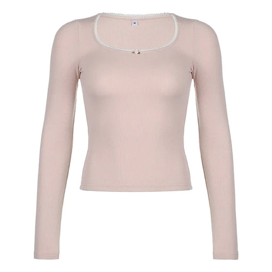 2000's Baby Rose Pink Top