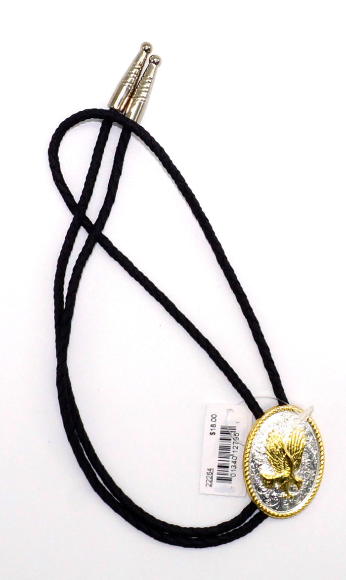 M & F 22264 Flying Eagle Silver Gold Bolo