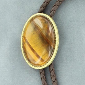22840 Tiger Eye Stone Bolo