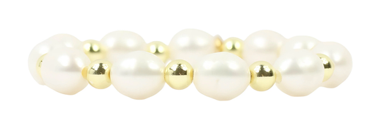 39 Kendley Oval Pearl Beaded Bracelet