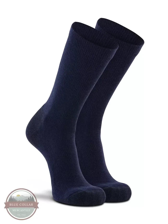 Fox River 6532 Work & Weekend Lightweight Crew Socks - 2 Pk Navy Profile View