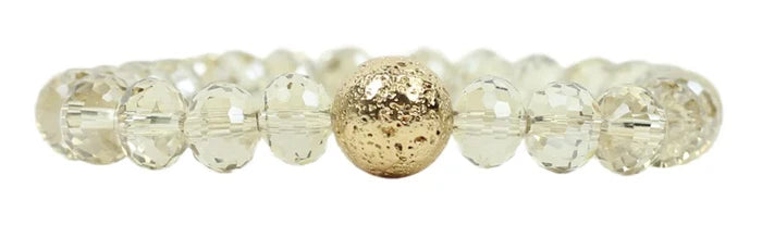 88 Kendley Champagne Donut Beaded Bracelet