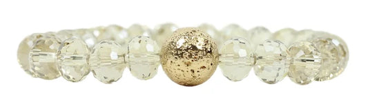 88 Kendley Champagne Donut Beaded Bracelet