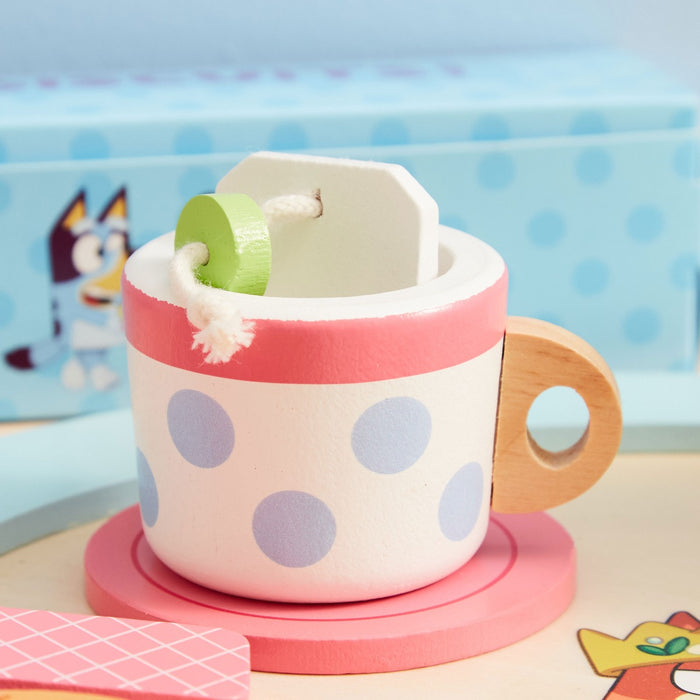 8th Wonder Personalised Bluey Wooden Tea Party Set