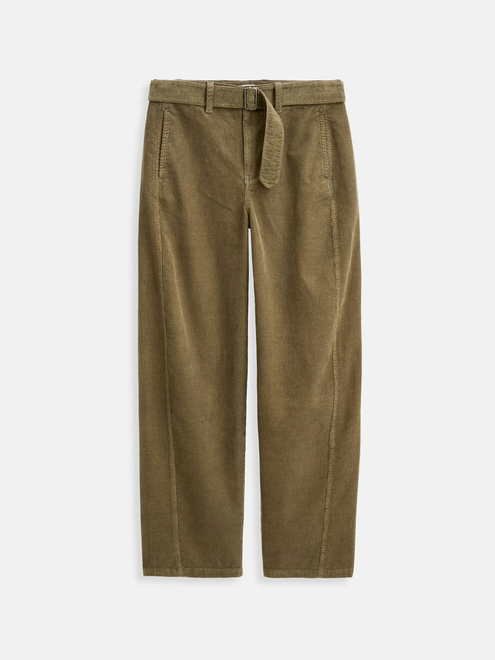 9th Street Pant in Cord - Dried Basil