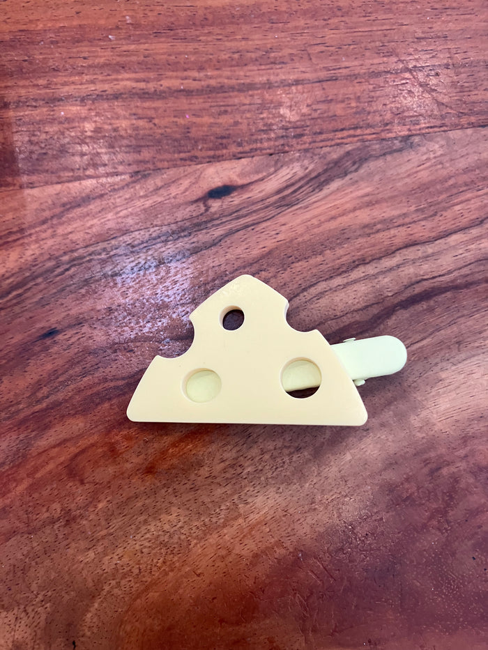 Slice Cheese Hair Clip