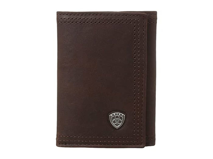 A35122283 Brown Rowdy Trifold Copper Wallet