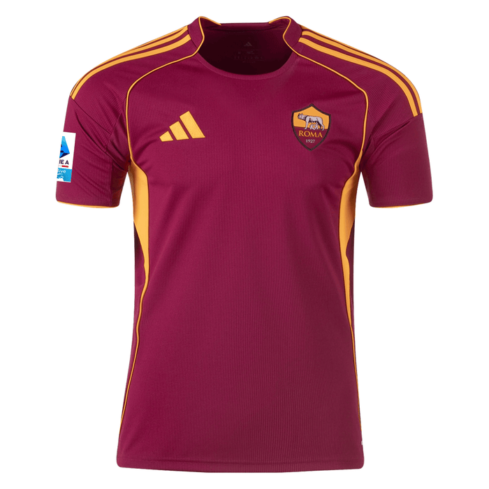 adidas Men's Roma Stephan El Shaarawy Home Jersey w/ Serie A Patch 25/26 (Burgundy) | SoccerWearhouse