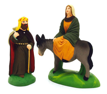 Advent Set - Mary on Donkey with Joseph - Size #2 / Elite / SALE SAVE 20%