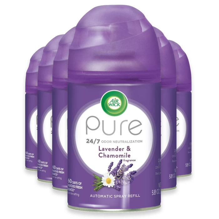 Air Wick Freshmatic Lavender & Chamomile Automatic Spray Refill - 6.17 oz - 6 Pack
