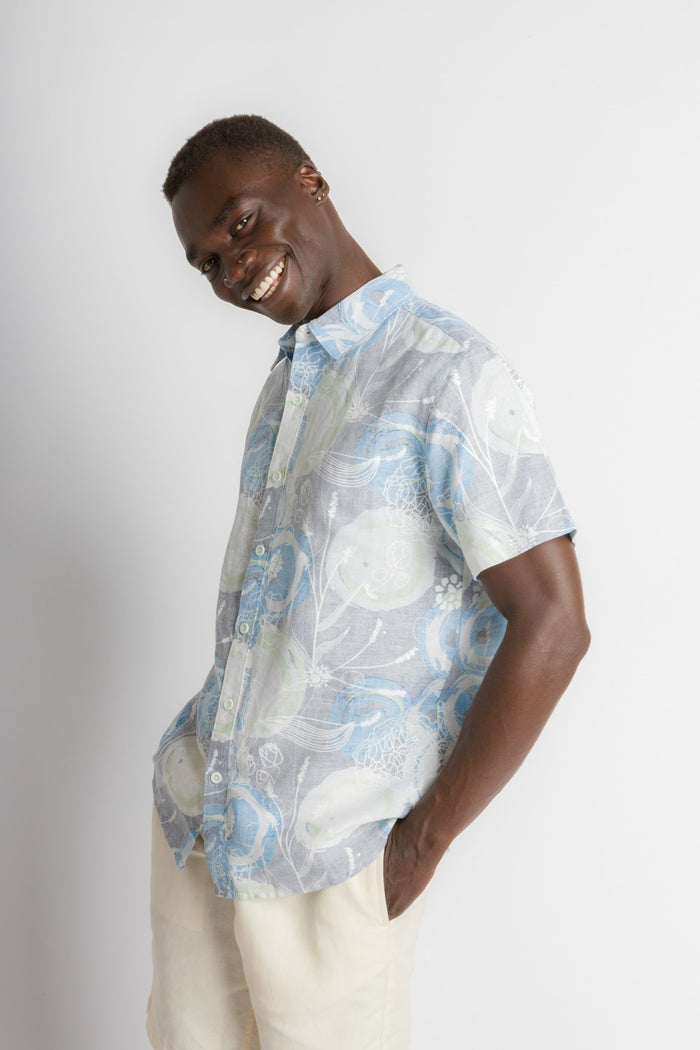 Alvin | Men's Swirl Print Woven Shirt