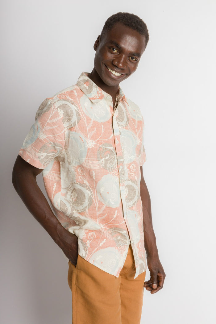 Alvin | Men's Swirl Print Woven Shirt