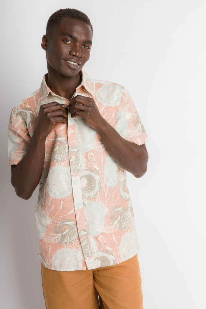 Alvin | Men's Swirl Print Woven Shirt