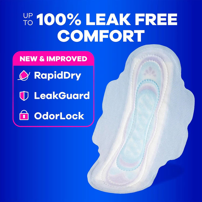 Always Ultra Thin Size 3 Extra Long Super Unscented Sanitary Pads with Wings - 28 Ct - 3 Pack