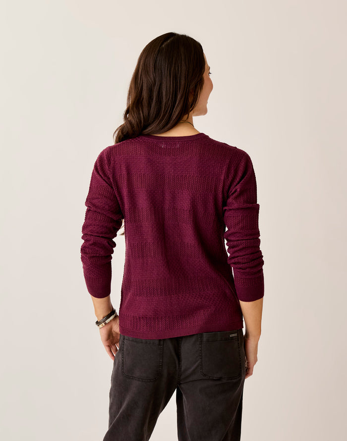 Amara Pointelle Sweater: Nirvana