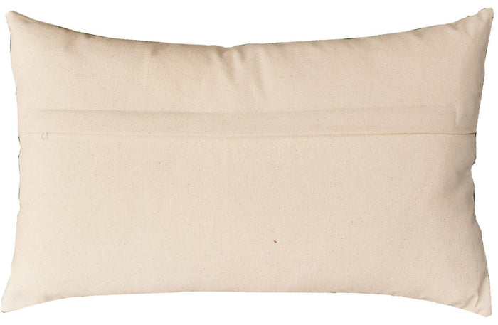 American Flag Pillow Cover Hand Embroidered 13" x 21" - KashmirDesigns